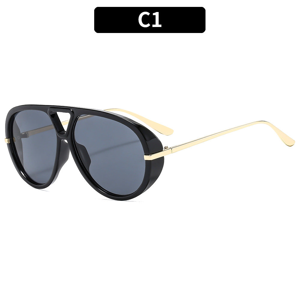 Trendy Oversized Squared Sunglasses UV400 Fashion Accessory