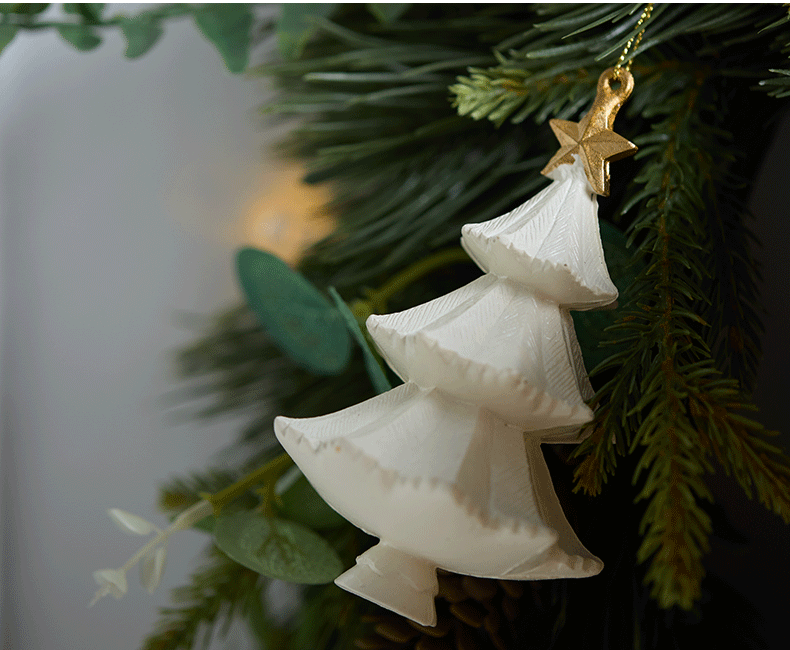Beautify Wreath Bow Christmas Hanging Ornament