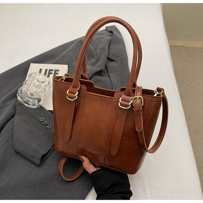 Trendy Retro Bucket Bag for Women