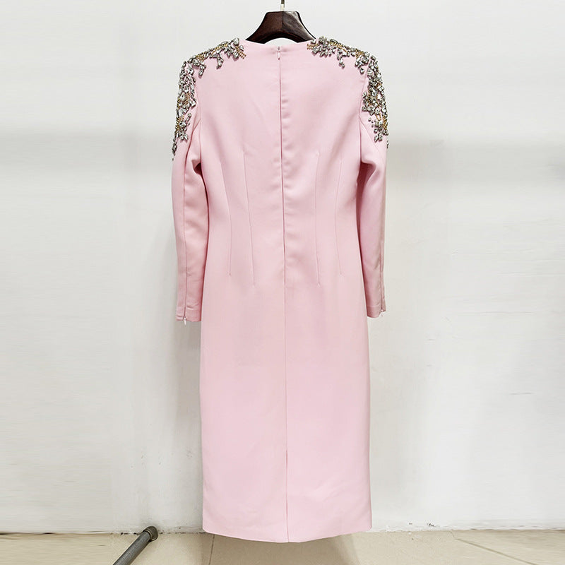 Fashionable Elegant Long Sleeve Sequin Dress