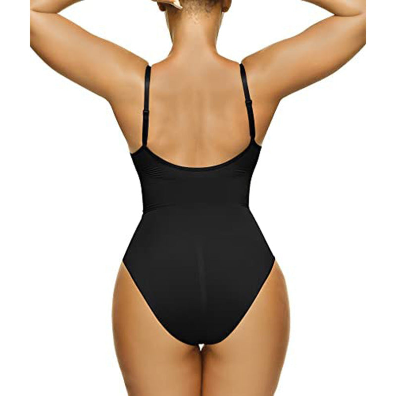 Seamless Shaping Bodysuit With Waist Support And Butt Lift