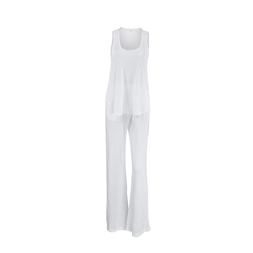 Soft Knit Loose Casual Sleepwear Sets