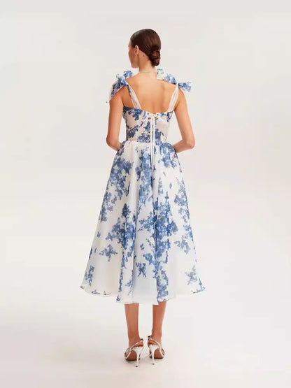 Elegant Off-Shoulder Maxi Dress With 3D Fabric