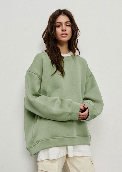 Oversized Sweatshirt Soft Fabric Relaxed Fit