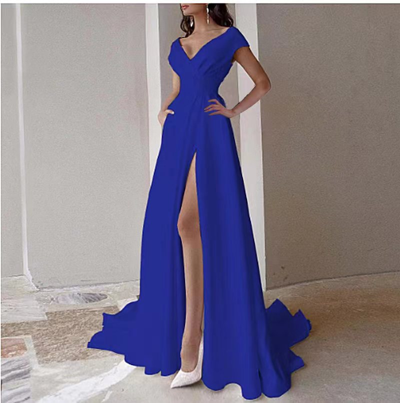 Chic Ruffled Hem Strapless Long Dress In Black, White, And Red