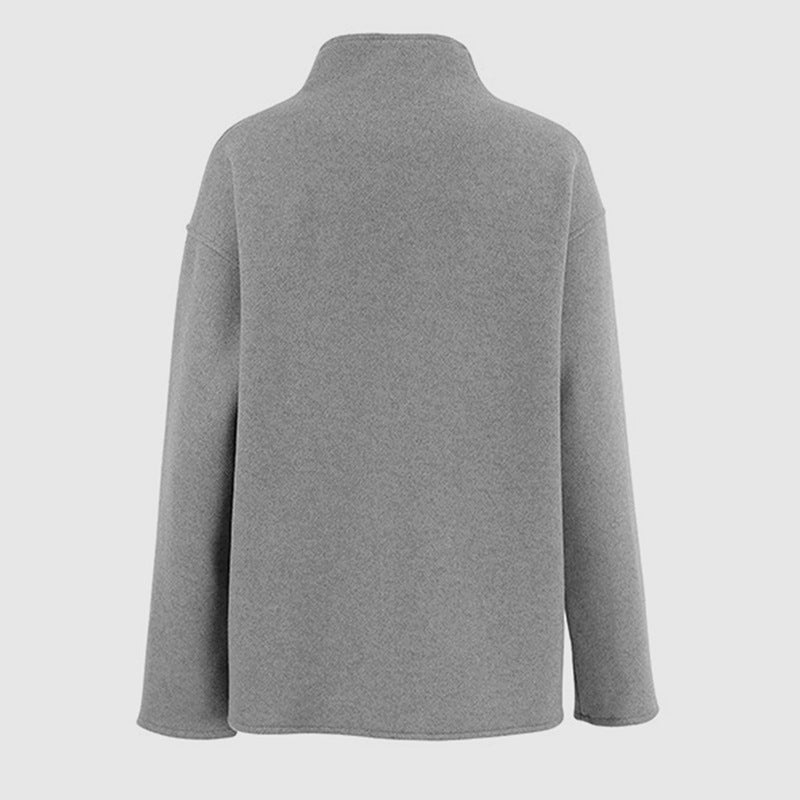 Retro Stand Collar Double Breasted Casual Short Coat