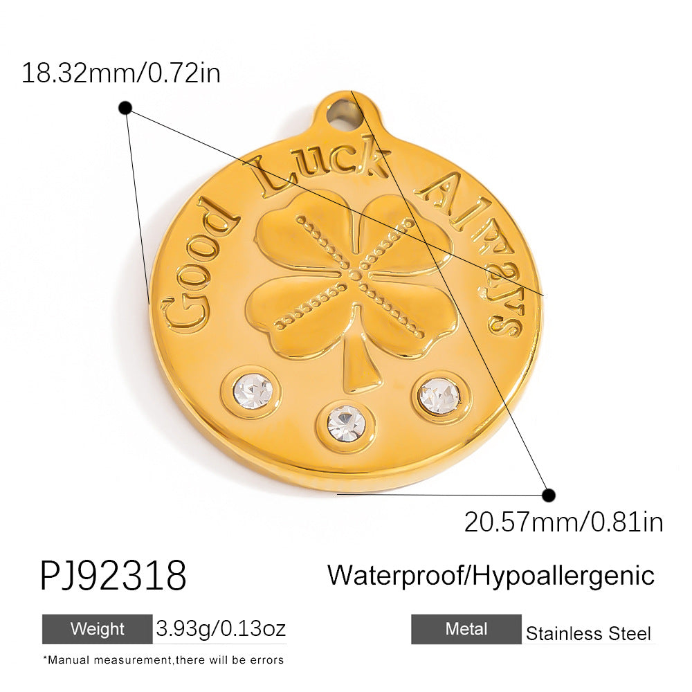 Stylish Ocean-Themed Stainless Steel DIY Pendant Heart Fish Charm