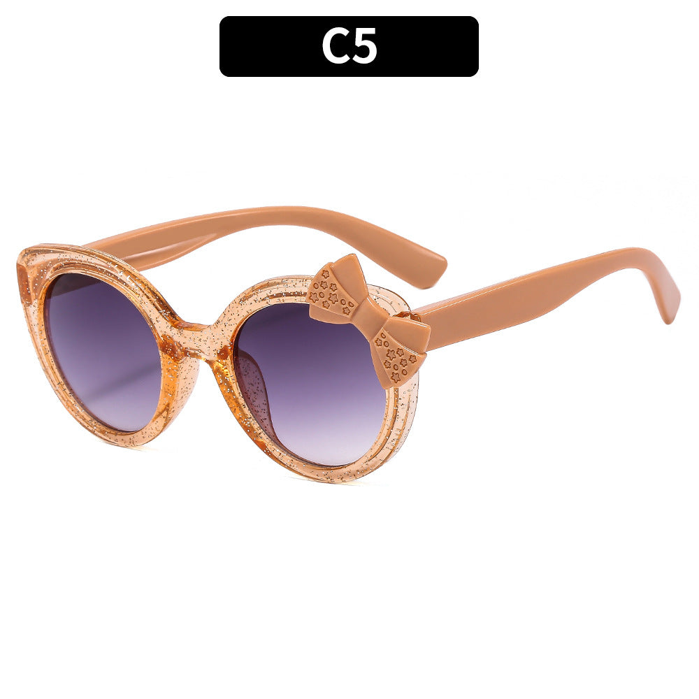 Cute Kids' Butterfly Knot Sunglasses UV400 Protection