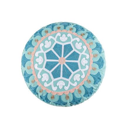 New Exotic Moroccan Style Cushion Cover Famous Family Style Round Cushion Cover Famous Hotel Model Room Pillow Cover