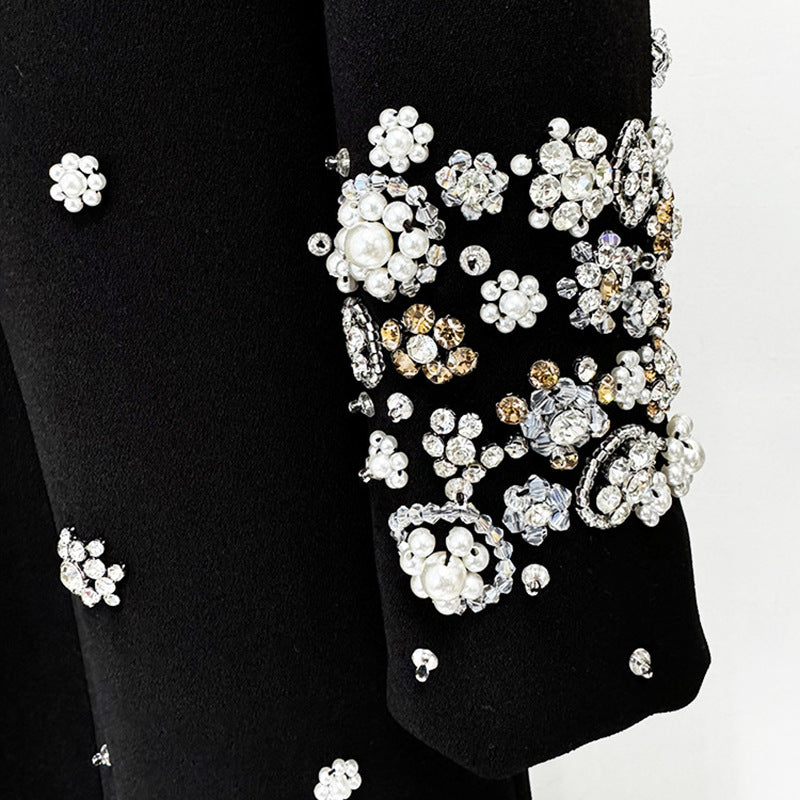 Fashionable Long Dress With Sequin Detailing