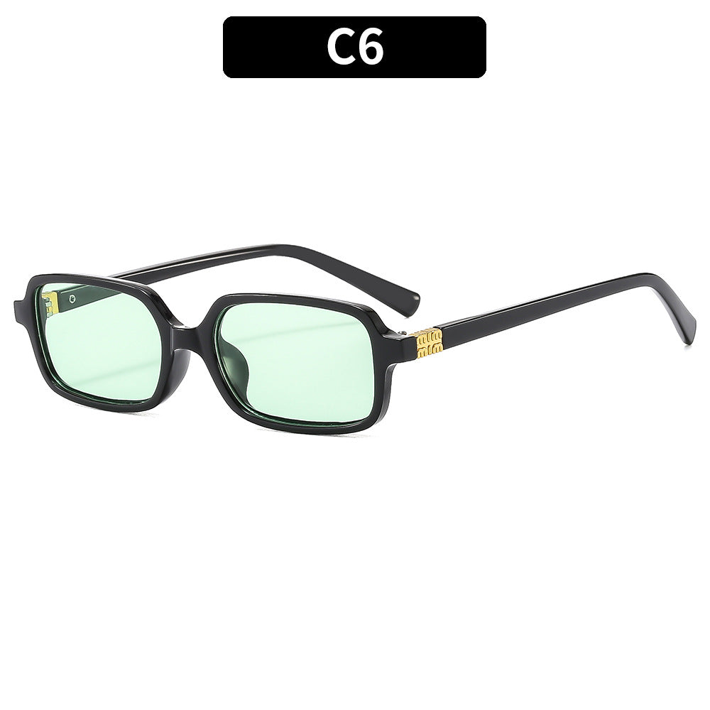 Retro Style Square Frame Sunglasses for Women - UV400 Protection