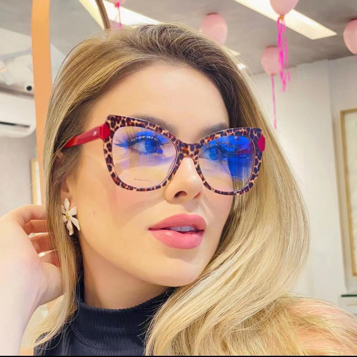 Cat-Eye Blue Light Blocking Glasses TR90 Colorful Frame Fashionable Eyewear
