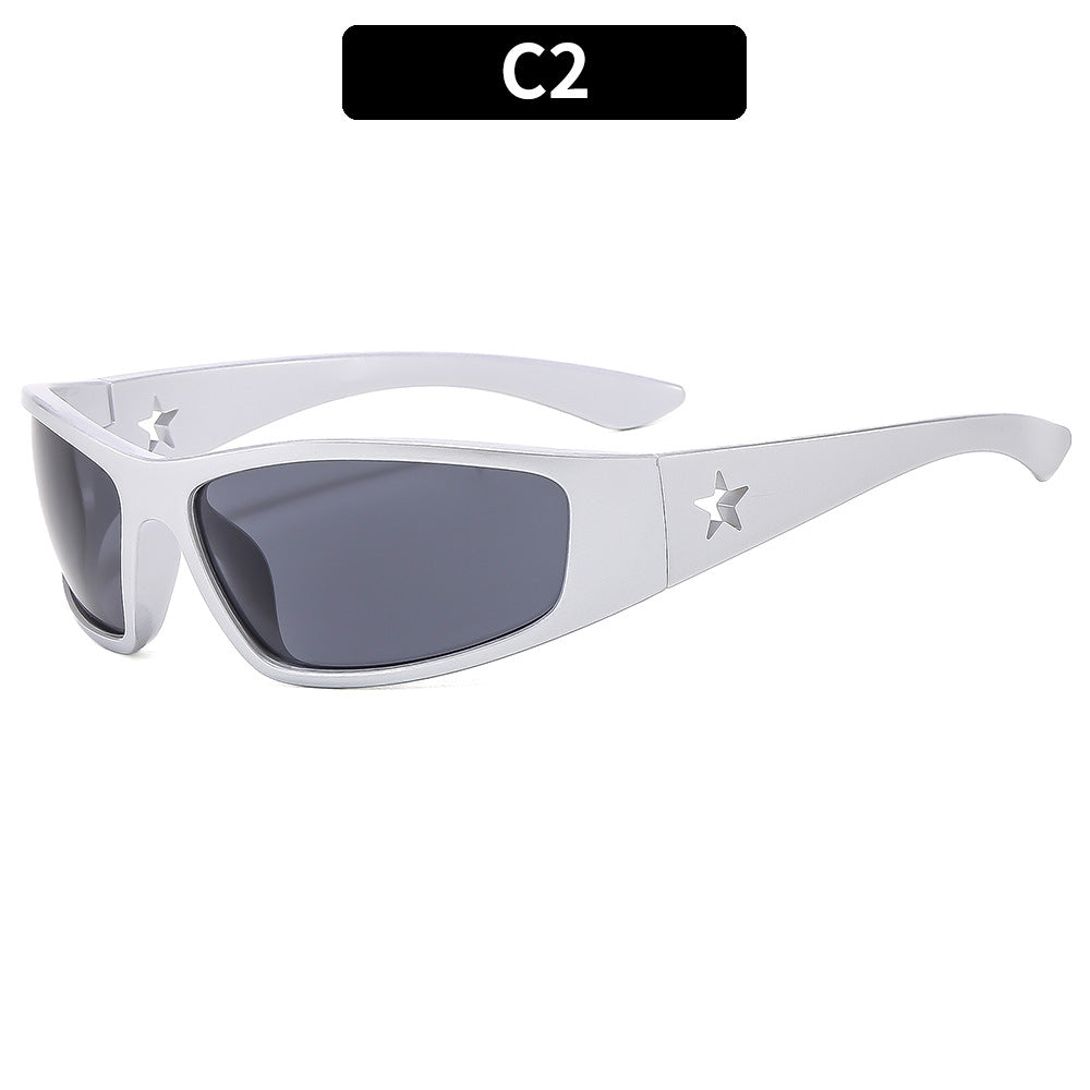 Trendy Y2K Styled Sunglasses Outdoor Futuristic Shades