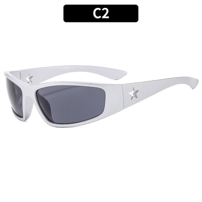 Trendy Y2K Styled Sunglasses Outdoor Futuristic Shades