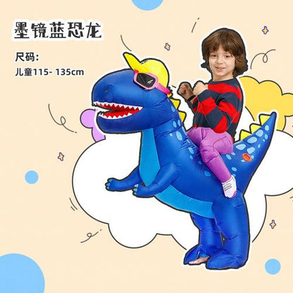 Halloween Children'S Costume Dinosaur Inflatable Clothes Adult Kids Dinosaur Clothes Mounts Tyrannosaurus Christmas
