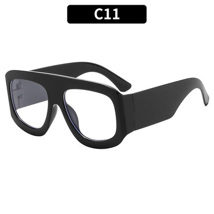 Trendy Square Frame UV400 Sunglasses Stylish Summer Eyewear