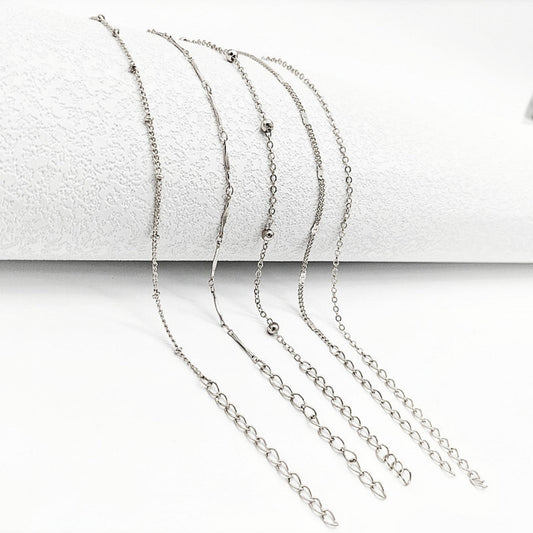 Simple Delicate Beach Set Anklet