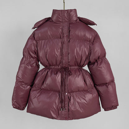 Hooded Zipper Cotton Jacket Slim Fit Casual Coat