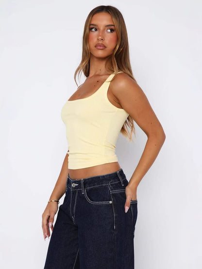 Y2K Sexy Basic Camisole Top for Women