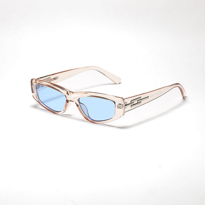 Vintage Cat Eye Narrow Frame Sunglasses