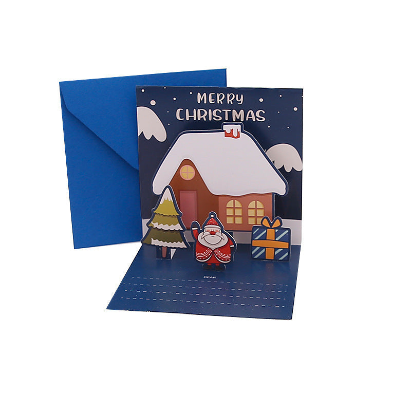 Creative Christmas 3D Pop Up Greeting Card