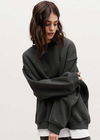 Oversized Sweatshirt Soft Fabric Relaxed Fit
