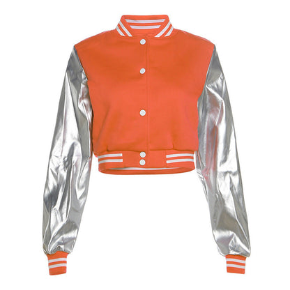 Fashion Embroidered Slim Fit Baseball Jacket