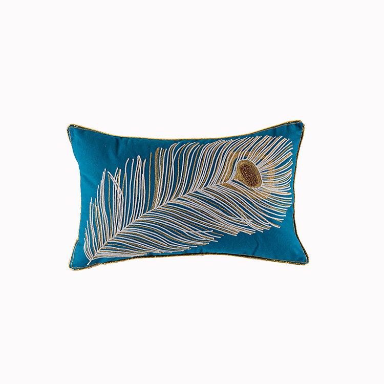 New Embroidered Retro Bohemian Style Cushion Cover Tassel Wool Ball  Cushion Cover