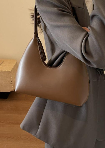 Shoulder Baguette Bag In High Quality Pu