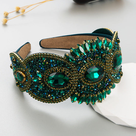 French Vintage Elegant Crystal Headband