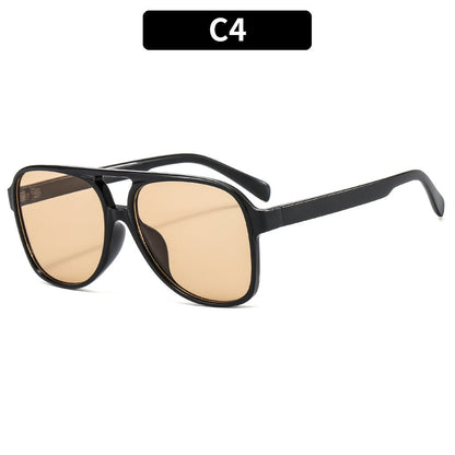 Trendy Retro Square Sunglasses with UV400 Protection