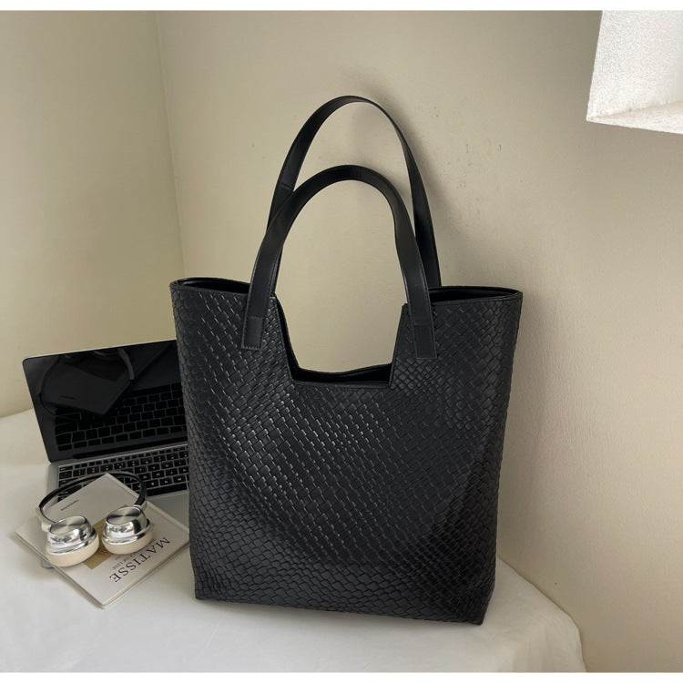 Large Capacity Woven Tote Bag for Women