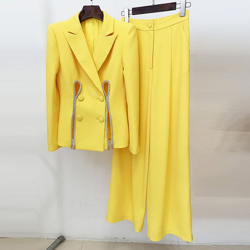 Bling Pantsuit with Cut-Out Detail