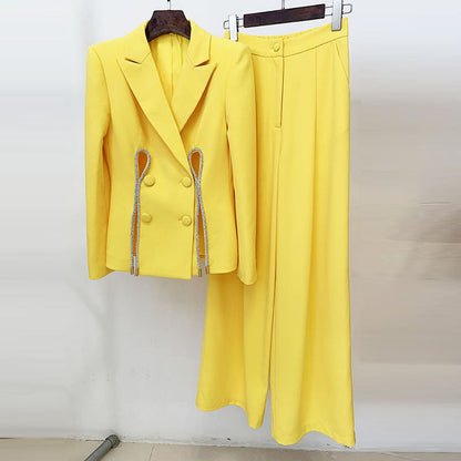 Bling Pantsuit with Cut-Out Detail