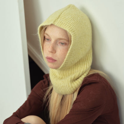 Classic Knitted Alpaca Blend Beanie for Women