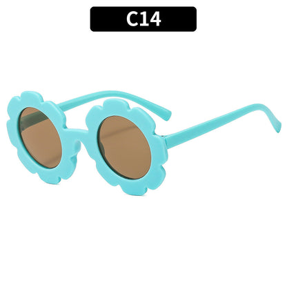 Colorful Children’s Classic Sunflower Sunglasses Cute UV Protection