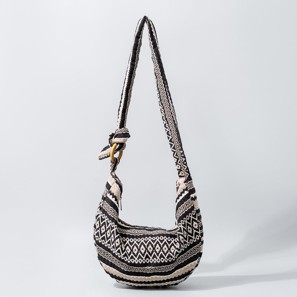 Vintage Print Zipper Bags