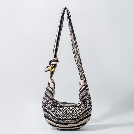 Vintage Print Zipper Bags