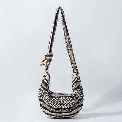 Vintage Print Zipper Bags