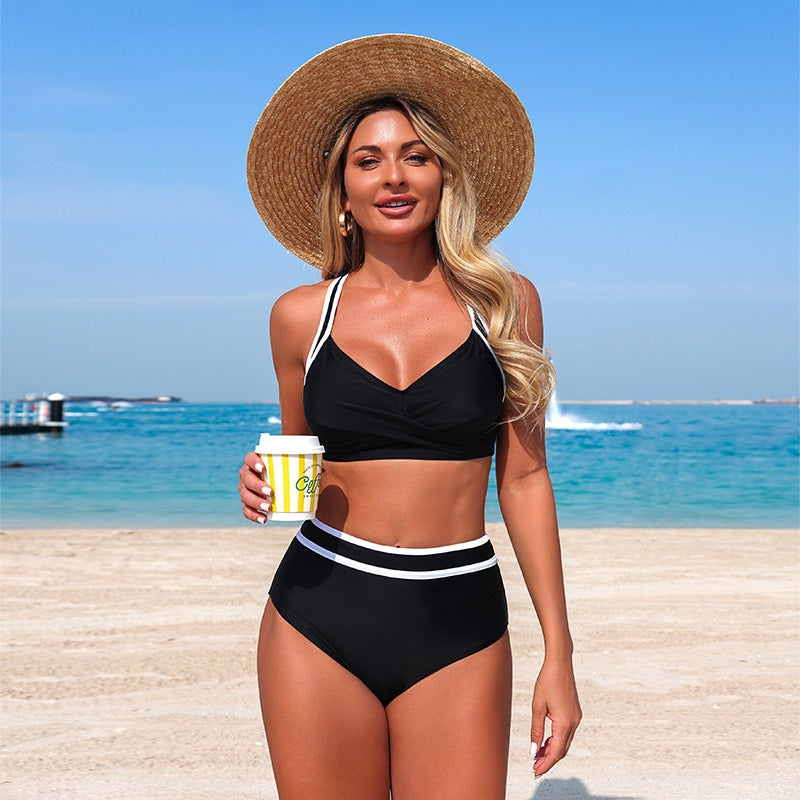 New Women'S Bikinis High Elastic Quick-Dry Swimwear
