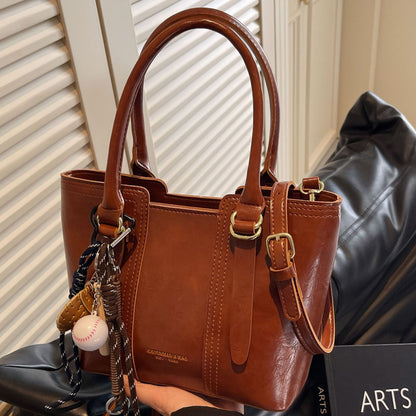 Trendy Retro Bucket Bag for Women