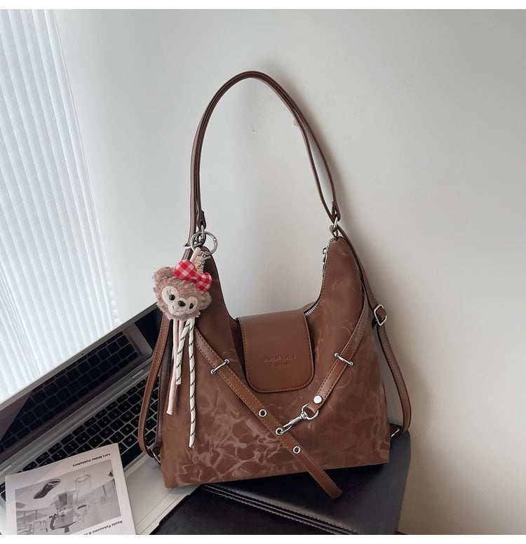 Large Capacity Casual Shoulder Bag Stylish Tote Bag