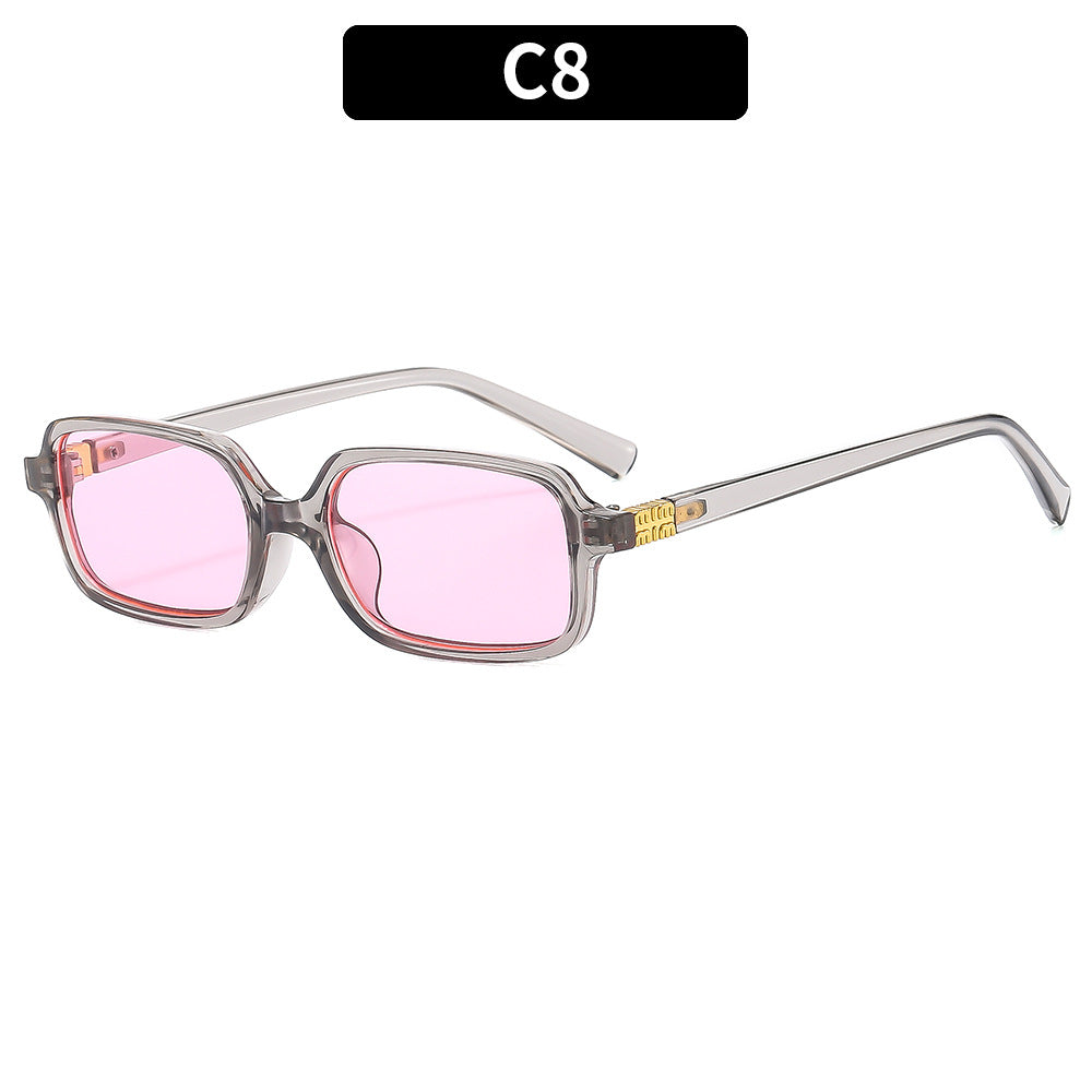 Retro Style Square Frame Sunglasses for Women - UV400 Protection
