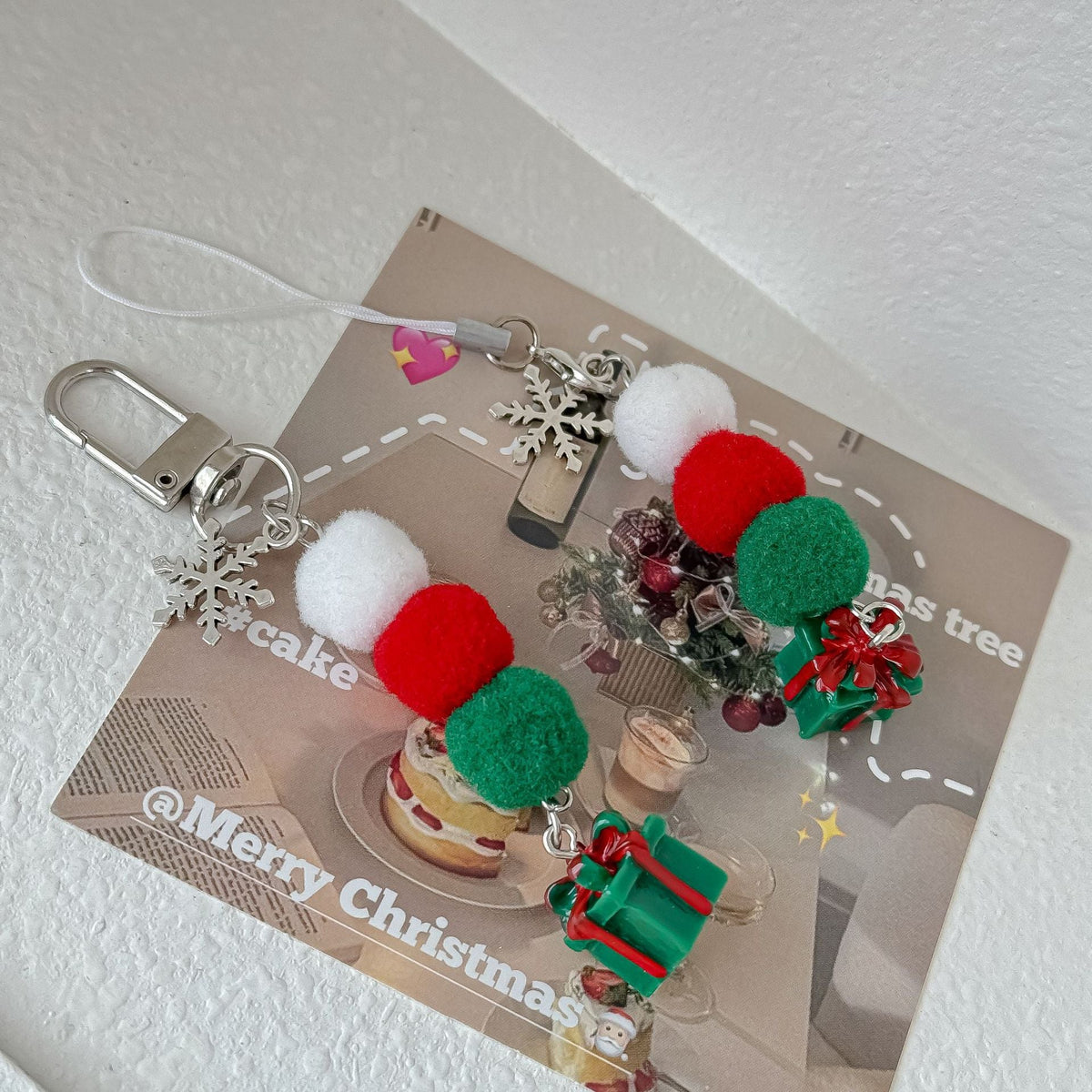 Funny Santa Claus Christmas Style Bag Charm