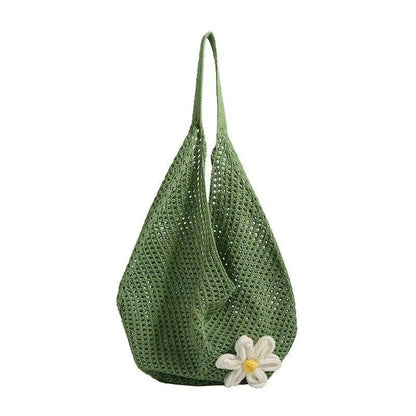 Trendy Woven Tote Bag Casual Chic Handbag