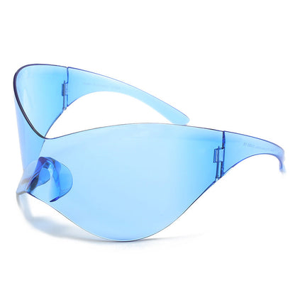 Trendy Y2K Frameless Sunglasses Unisex UV400 Protection