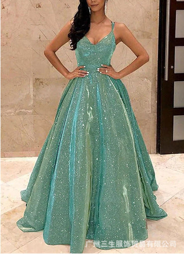 Elegant Off-Shoulder Sequin Maxi Dress for Special Occasions