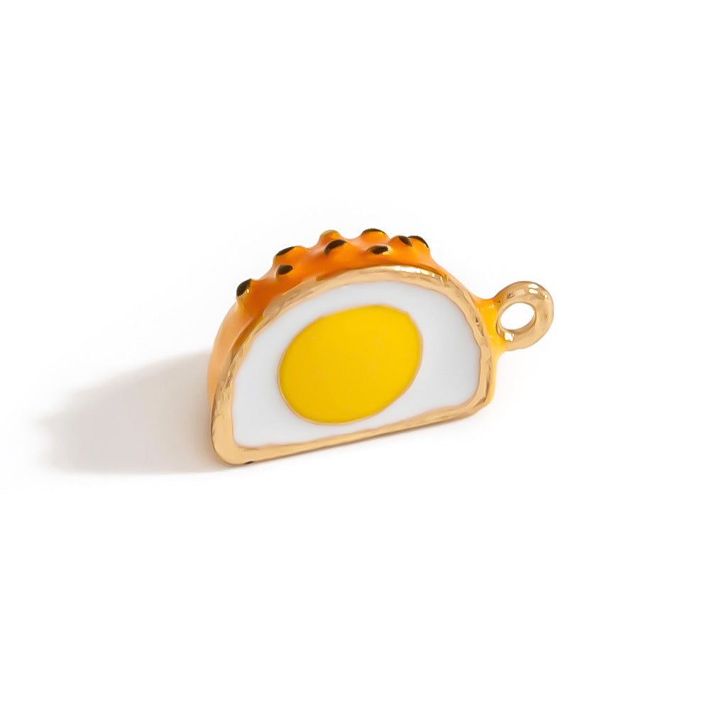 Alloy DIY Cartoon Car Pendant Droplet Decor