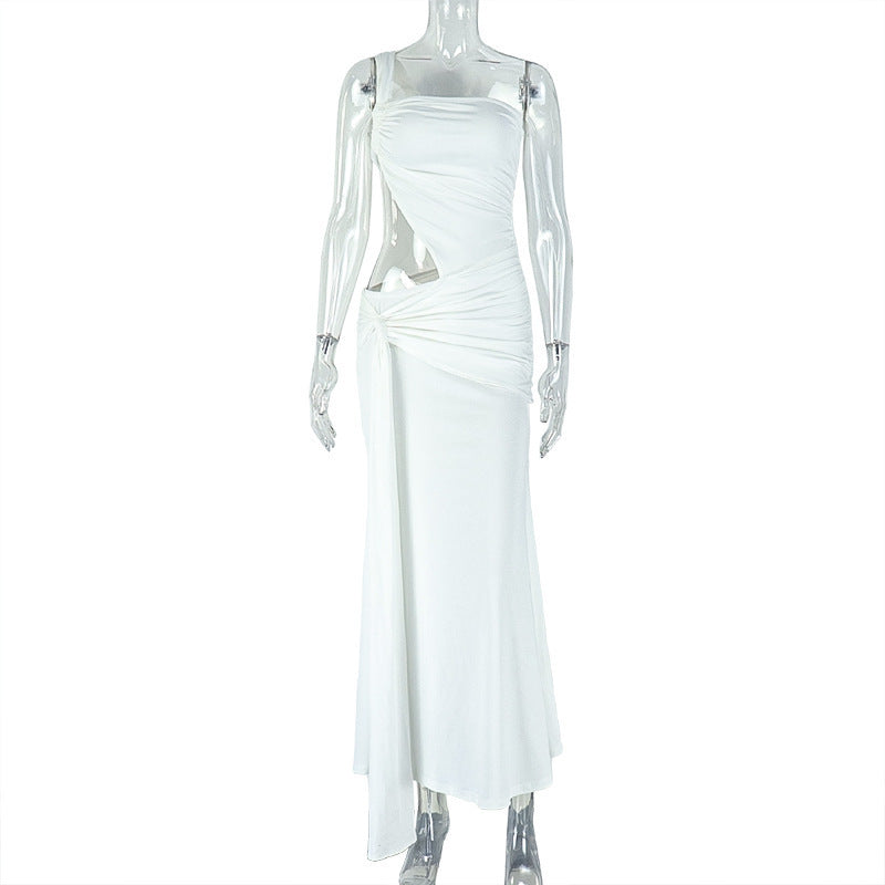 Sleeveless Asymmetrical Bodycon Dress