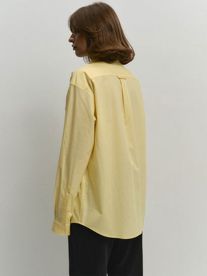 Comfortable Casual Yellow Cotton Shirt for Women